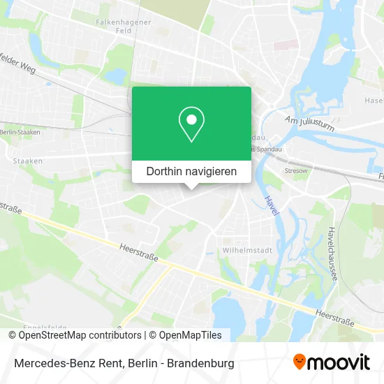 Mercedes-Benz Rent Karte