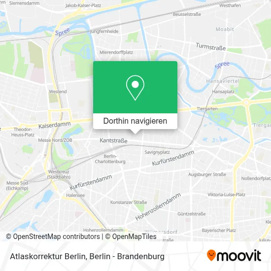 Atlaskorrektur Berlin Karte