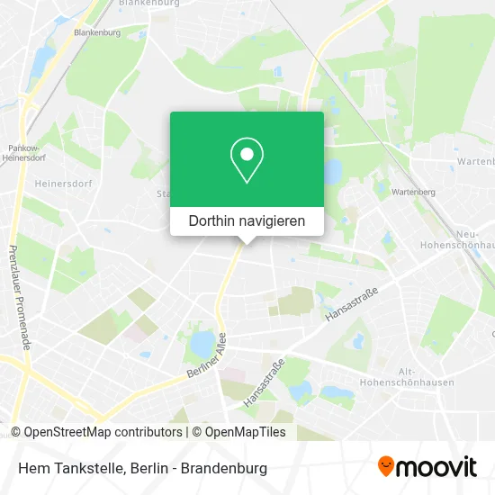 Hem Tankstelle Karte