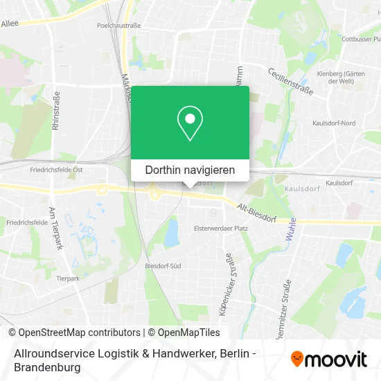 Allroundservice Logistik & Handwerker Karte