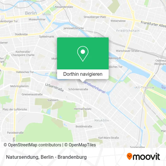 Natursendung Karte