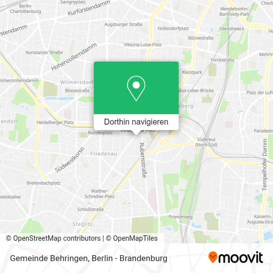 Gemeinde Behringen Karte