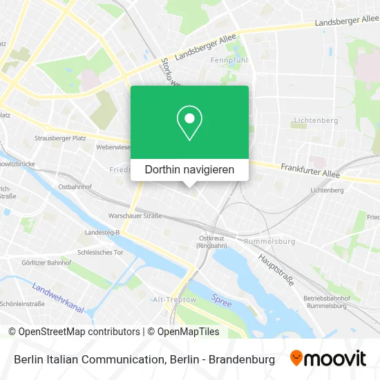 Berlin Italian Communication Karte