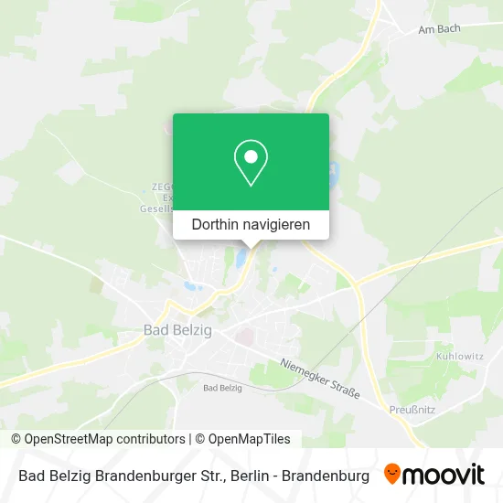 Bad Belzig Brandenburger Str. Karte