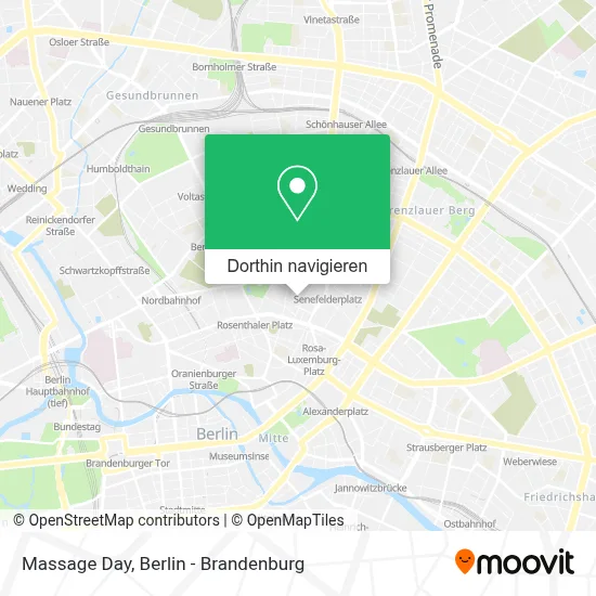 Massage Day Karte