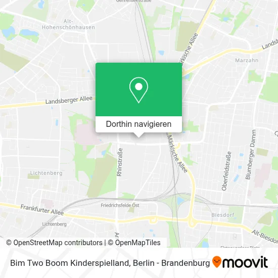 Bim Two Boom Kinderspielland Karte
