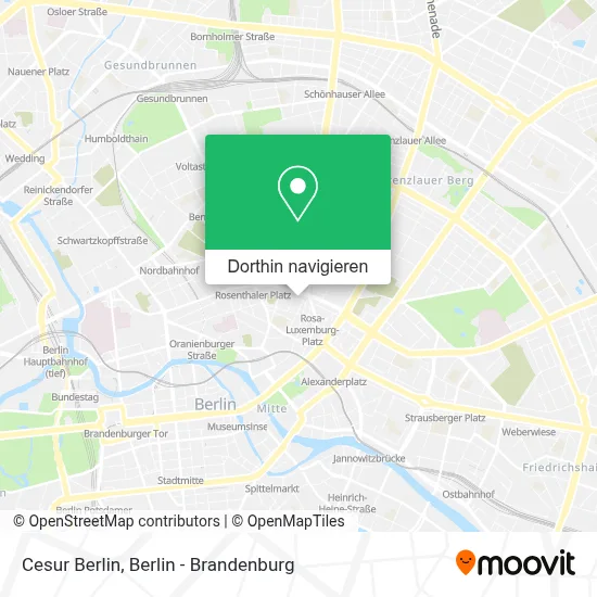 Cesur Berlin Karte