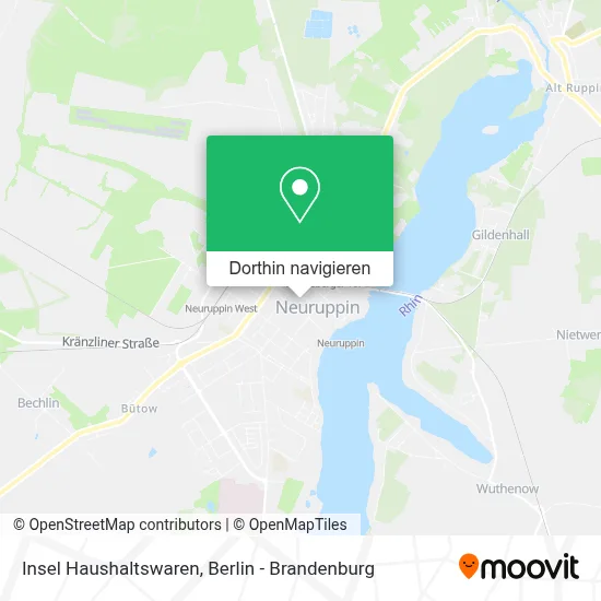 Insel Haushaltswaren Karte