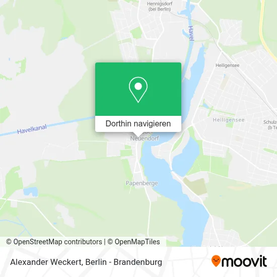 Alexander Weckert Karte