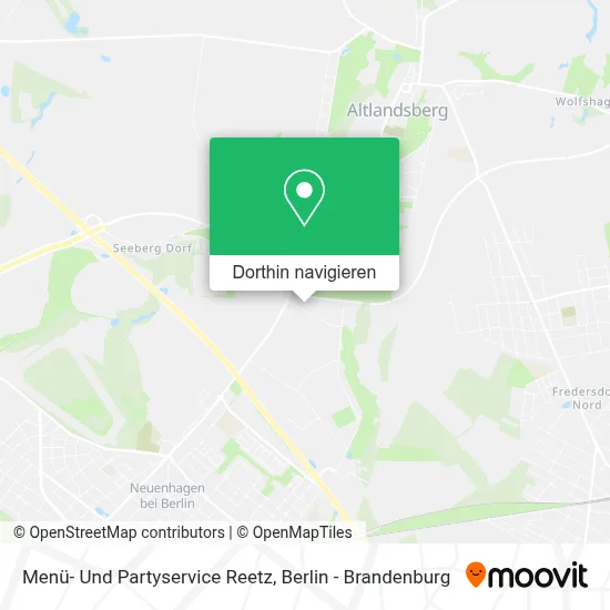 Menü- Und Partyservice Reetz Karte