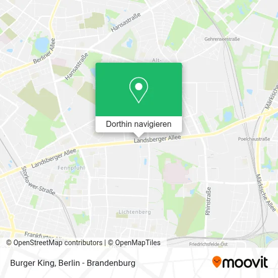 Burger King Karte