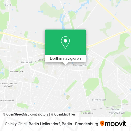 Chicky Chick Berlin Hellersdorf Karte