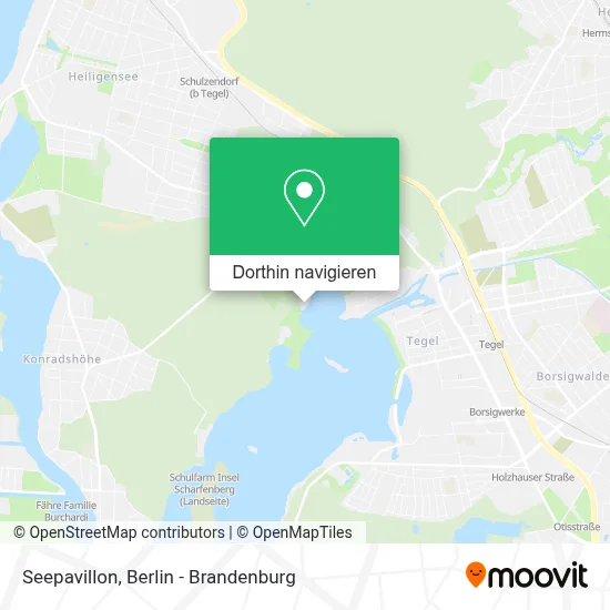 Seepavillon Karte