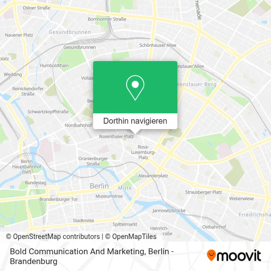 Bold Communication And Marketing Karte