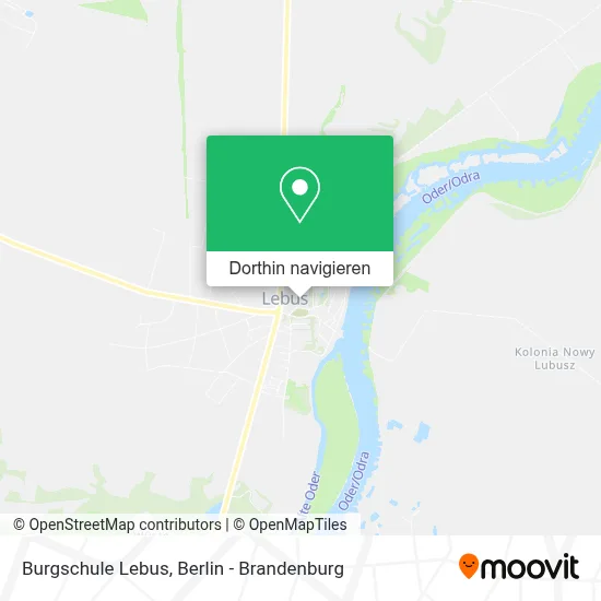 Burgschule Lebus Karte