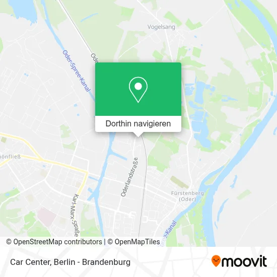 Car Center Karte