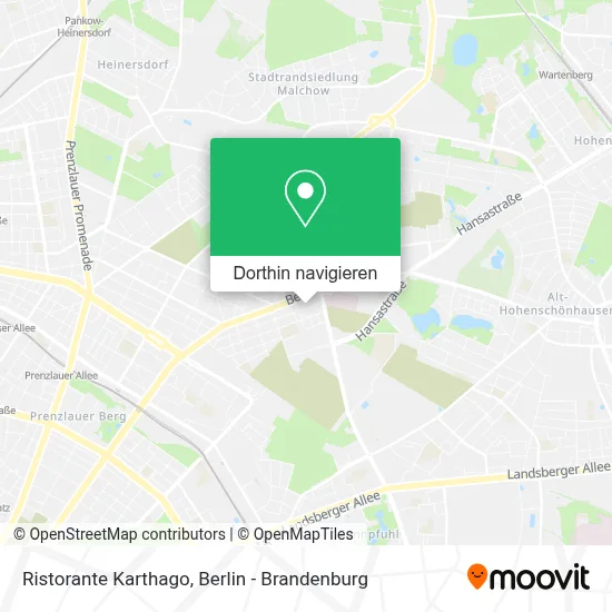 Ristorante Karthago Karte
