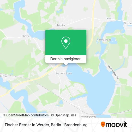 Fischer Berner In Werder Karte