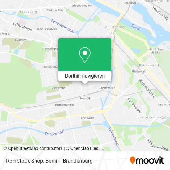 Rohrstock Shop Karte
