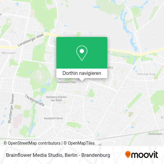 Brainflower Media Studio Karte