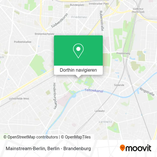 Mainstream-Berlin Karte