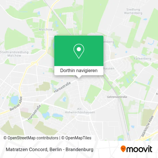 Matratzen Concord Karte