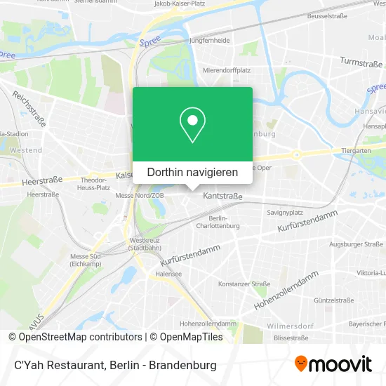 C'Yah Restaurant Karte
