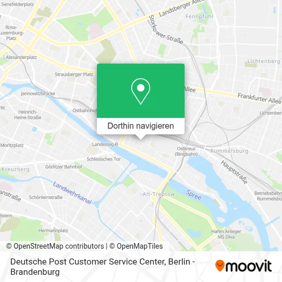 Deutsche Post Customer Service Center Karte