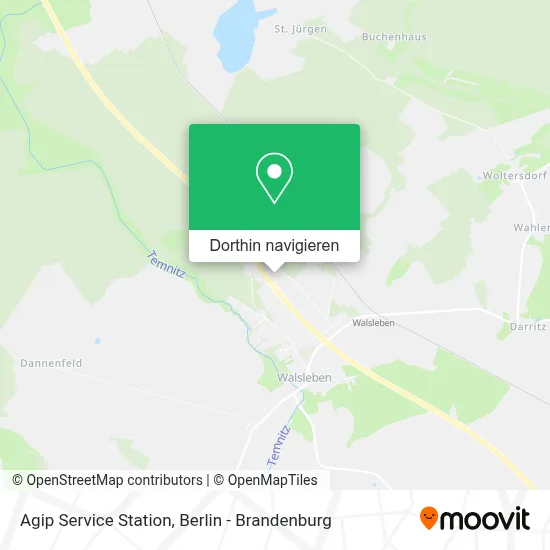 Agip Service Station Karte
