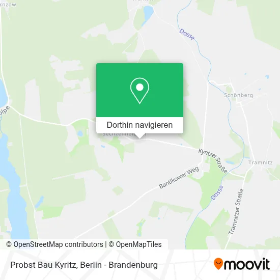 Probst Bau Kyritz Karte