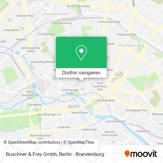 Buschner & Frey Gmbh Karte