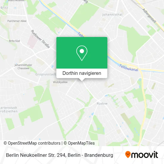 Berlin Neukoellner Str. 294 Karte