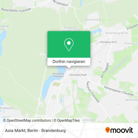 Asia Markt Karte