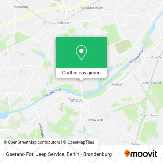 Gaetano Foti Jeep Service Karte