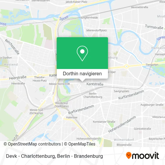 Devk - Charlottenburg Karte