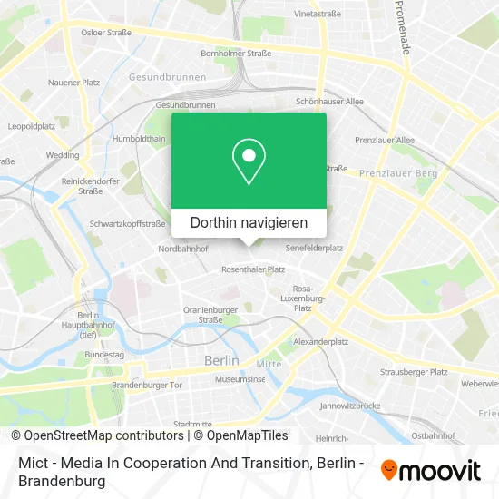 Mict - Media In Cooperation And Transition Karte
