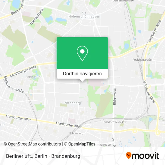 Berlinerluft. Karte