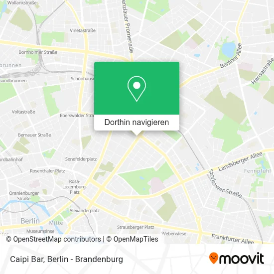 Caipi Bar Karte