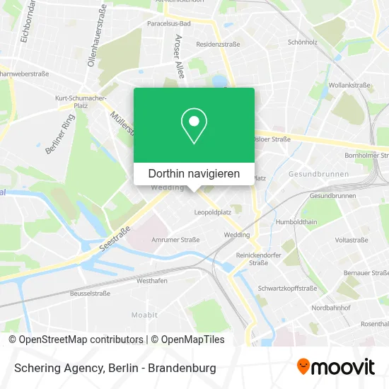 Schering Agency Karte