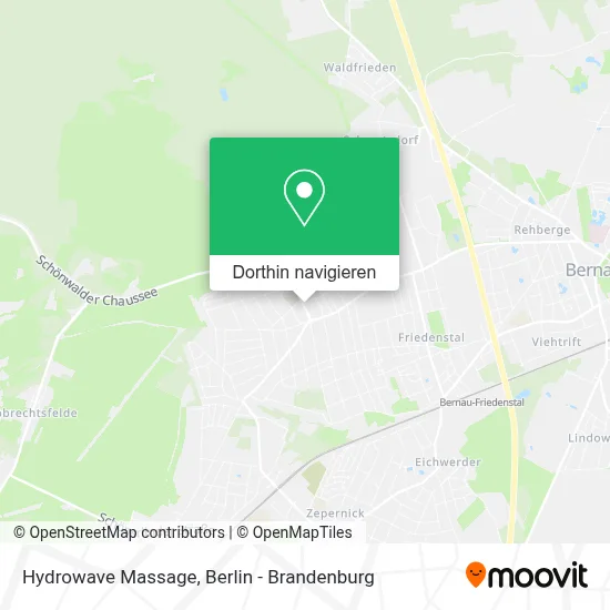 Hydrowave Massage Karte