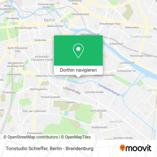 Tonstudio Schieffer Karte