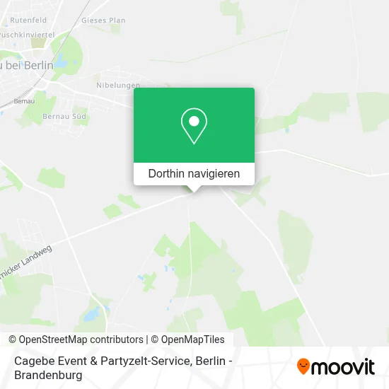 Cagebe Event & Partyzelt-Service Karte