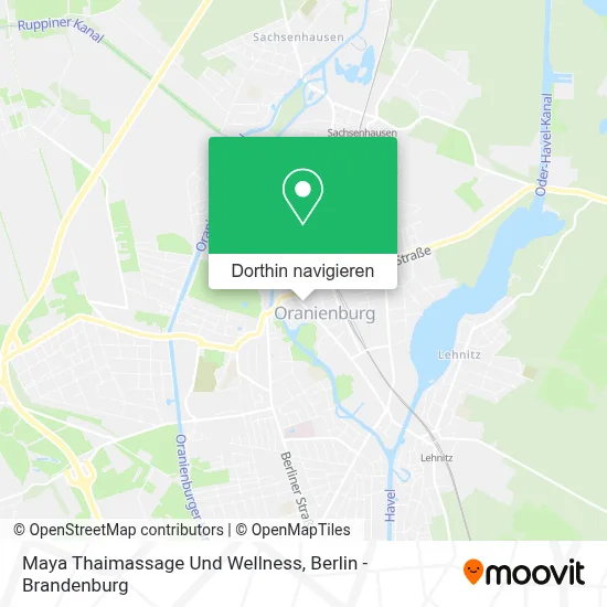 Maya Thaimassage Und Wellness Karte