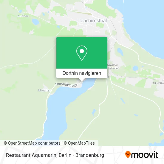 Restaurant Aquamarin Karte