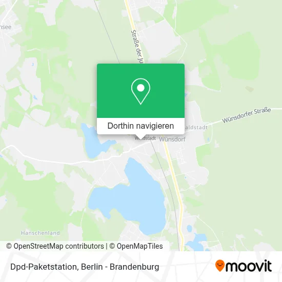 Dpd-Paketstation Karte