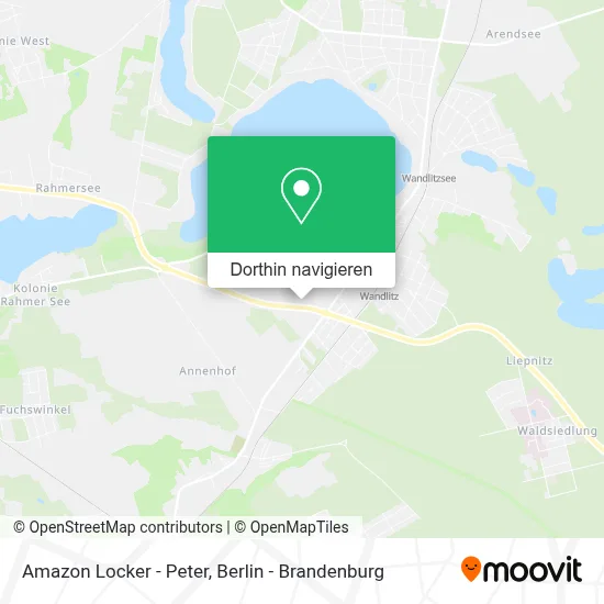 Amazon Locker - Peter Karte