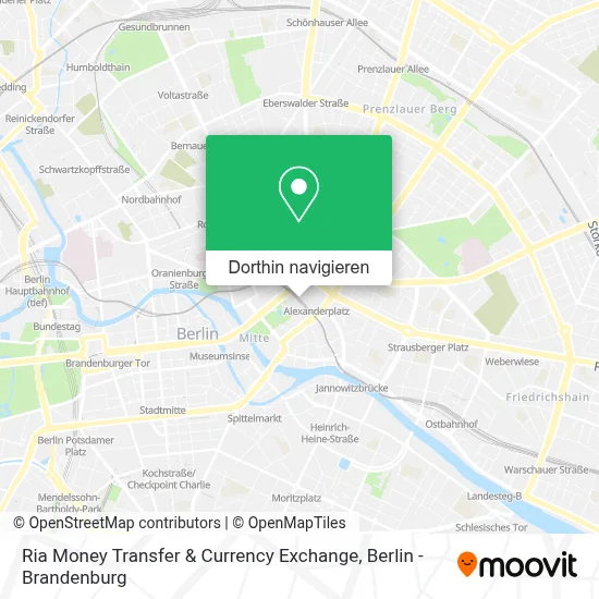 Ria Money Transfer & Currency Exchange Karte