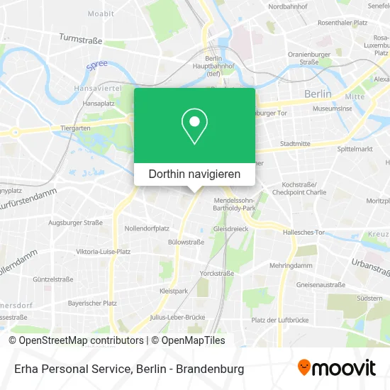 Erha Personal Service Karte