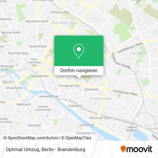 Optimal Umzug Karte