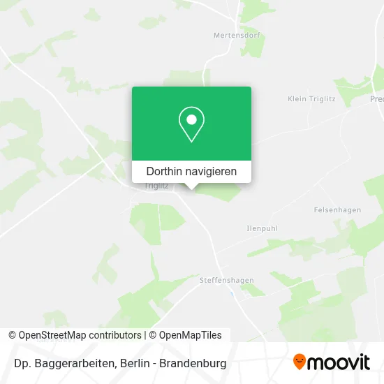 Dp. Baggerarbeiten Karte